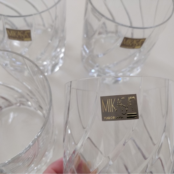 Mikasa Dining Mikasa Olympus Double Old Fashioned Glasses Poshmark
